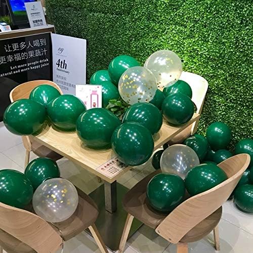 Party Balloons 12inch 50 Pcs Latex Confetti Balloons Birthday Balloons Party Decoration Wedding Baby Shower Christmas Party-Confetti Silver