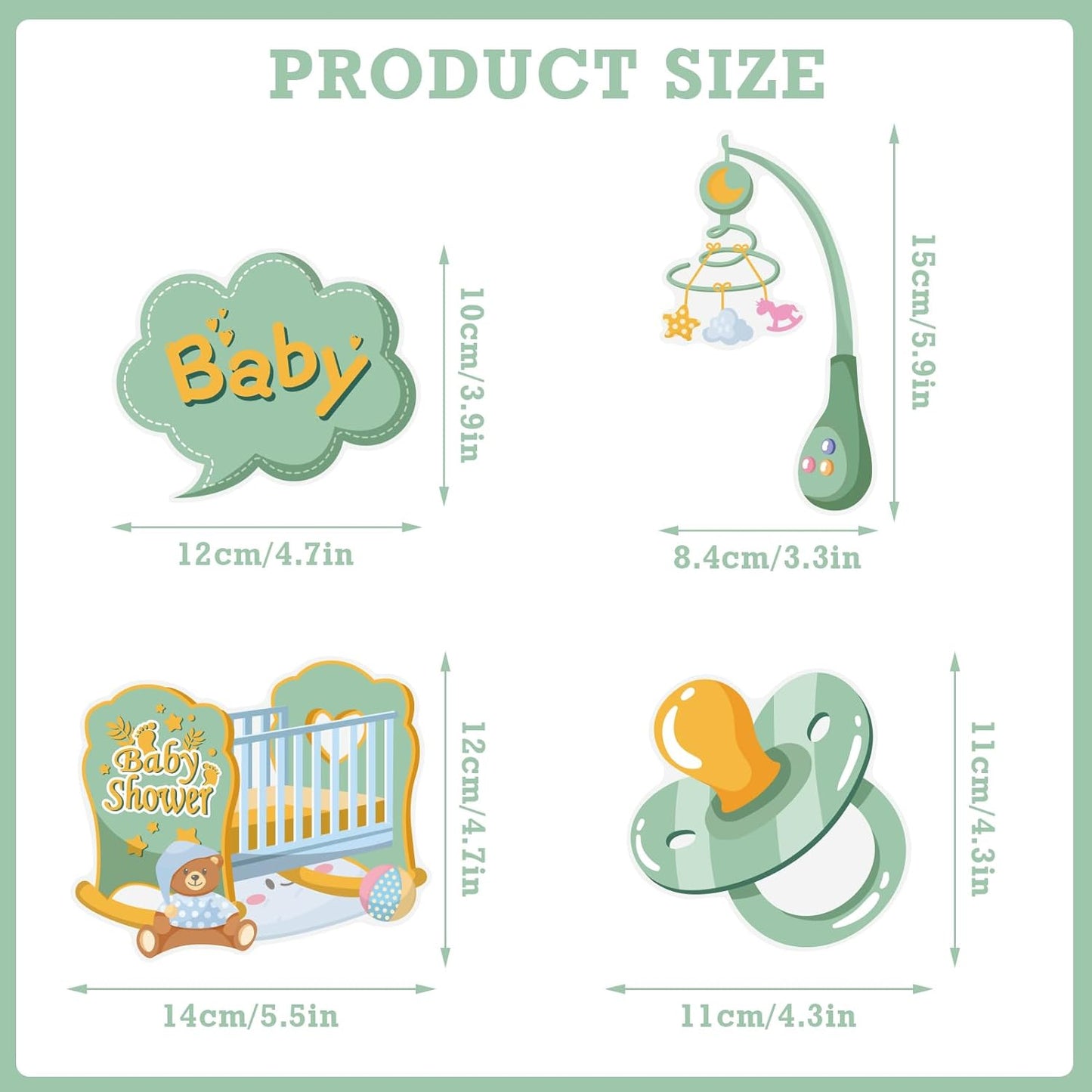 SUNBEAUTY 38 PCS Sage Green Wedding Photo Booth Props,Bridal Shower Photo Props, Engagement Party Decorations, Wedding Decorations for Ceremony Outside, Wedding Party Supplies for Girls