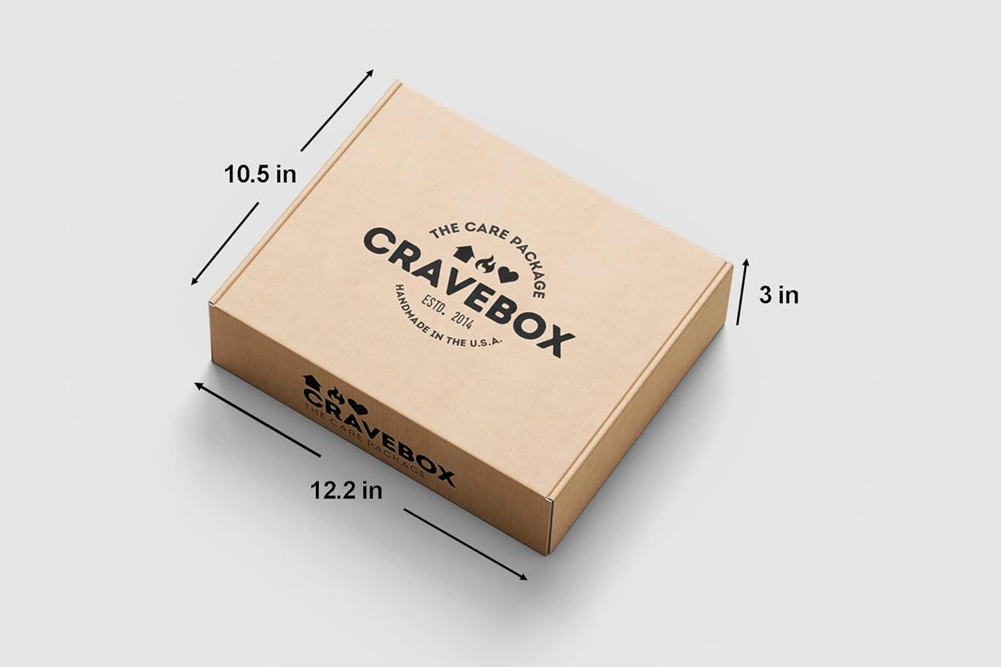 CRAVEBOX Snacks Box Variety Pack Care Package (45 Count) Treats Gift Basket Adults Kids Grandkids Guys Girls Women Men Boyfriend Birthday Cookies Chips College Student Office School Graduation
