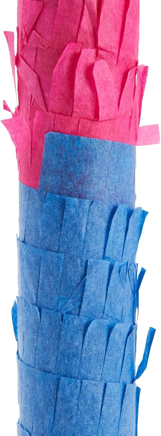 Juvale Small Pinata Stick & Blindfold Set - Vibrant Party Game - Lightweight Durable Decorations - Adjustable Elastic Blindfold for Adult Party Decorations - 2 Piece