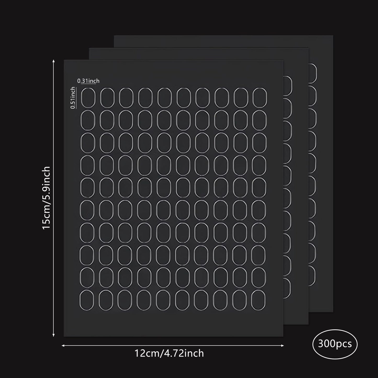 500 Pcs Double Sided Sticky Dots Clear Removable Adhesive Putty - Poster Putty, Sticky Tack, Sticky Dots for Wall Hanging, Balloons, Crafts, Festival Party Decorations (0.31" X 0.51")