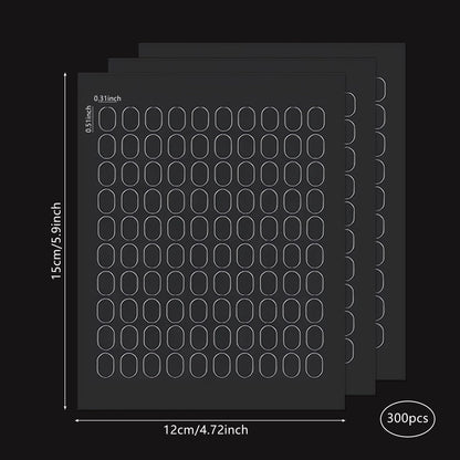 500 Pcs Double Sided Sticky Dots Clear Removable Adhesive Putty - Poster Putty, Sticky Tack, Sticky Dots for Wall Hanging, Balloons, Crafts, Festival Party Decorations (0.31" X 0.51")