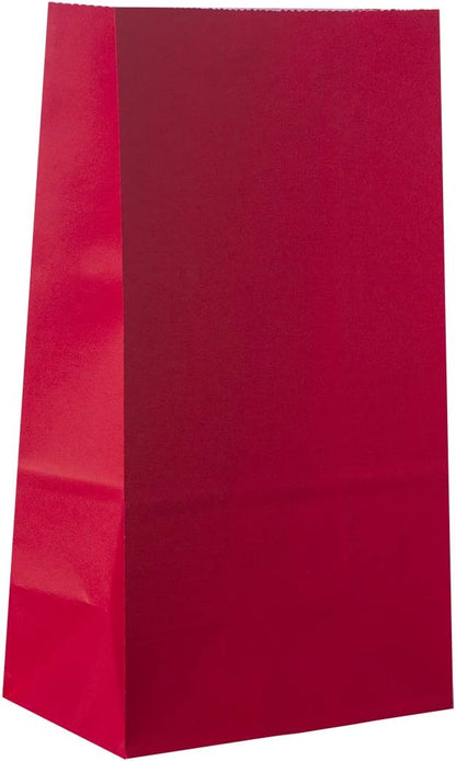 Partay Shenanigans Party Favor Bags - 50 Pack Kraft Paper Goodie Gift Lunch Treat Bags - Party Supplies for Theme Kids Birthday - 5"x3"x9" (Baby Blue)