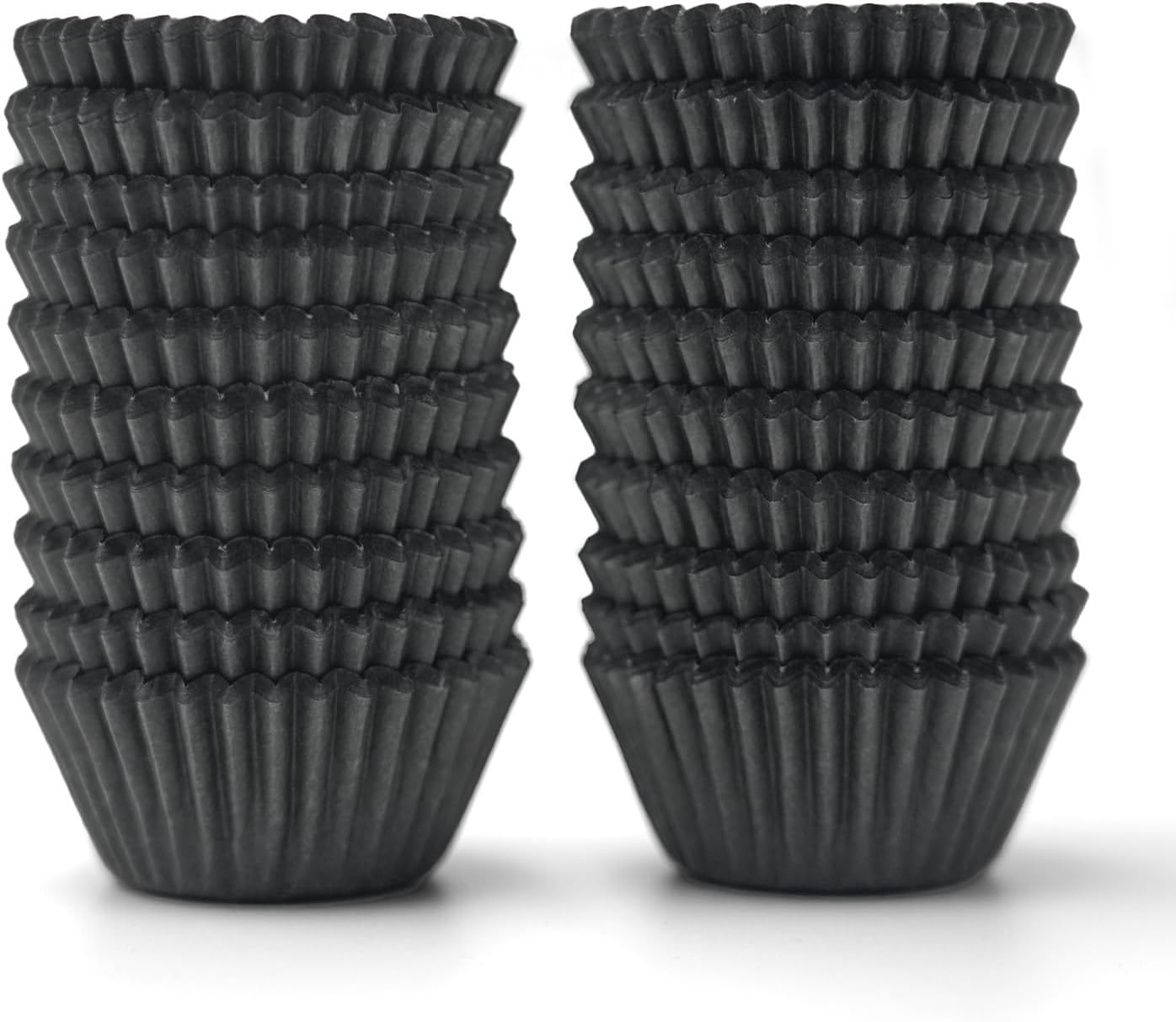 Bake Choice 200pcs Standard Black cupcake liners for baking,food grade cupcake wrappers,greaseproof parchment muffin liners for martin luther king jr day decorations