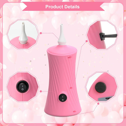 Ball Pump Balloon Pumps Electric, Balloon Pump Portable Long Animal Balloon Pump, Electric Blower Machine Inflator Basketball Pump 260 Balloon Pump for Party/Wedding/Birthday Decorations