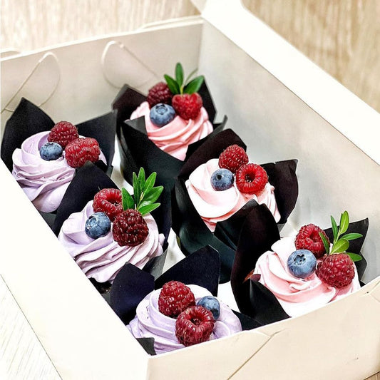 150 Pieces Tulip Cupcake Muffin Liners Paper Baking Cups Greaseproof Cupcake Wrappers for Birthday Wedding Party Baby Showers Catering Restaurants(Pink)