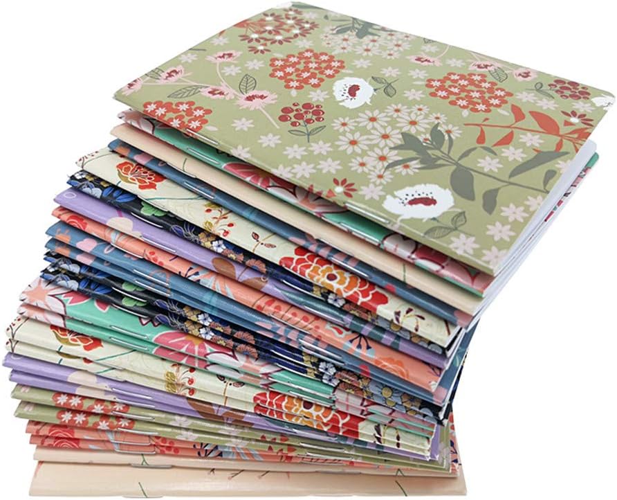 ALIMITOPIA 24pcs Mini Notebook Portable Pocket Notebook Journal Steno Memo MiniDaily NotePad,3.5X5 inches,24 sheets,College Ruled Pages(Cartoon Animals)