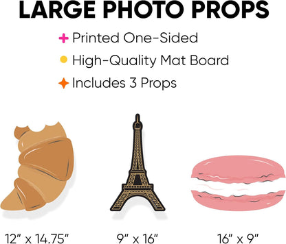 Big Dot of Happiness Prom - Photo Booth Props Kit, Dance Decorations, Photography Accessories, Party Decor- 20 Piece set
