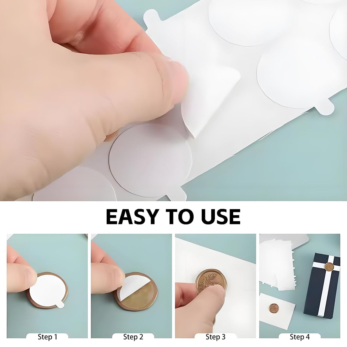 500 Pcs Double Sided Sticky Dots Clear Removable Adhesive Putty - Poster Putty, Sticky Tack, Sticky Dots for Wall Hanging, Balloons, Crafts, Festival Party Decorations (0.31" X 0.51")