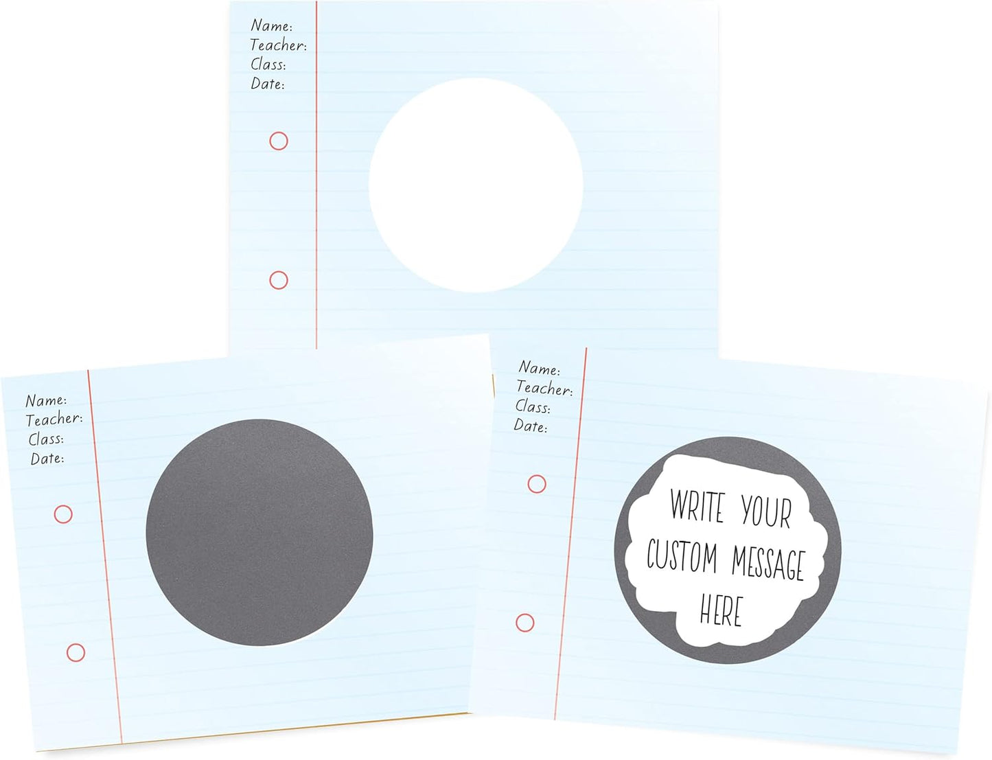 My Scratch Offs - Customizable Scratch-Off Cards Graffiti Design for Prizes, Classroom Rewards & Teacher Supplies, 50 Pack