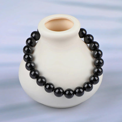 LPBeads Handmade Natural Gemstone Stretch Elastic Bracelet Healing Crystal Round Stone Beads Jewelry Gifts for Women Men