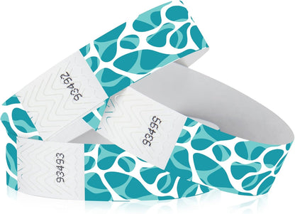 500 WristCo Swimming Pool Tyvek Wristbands for Events – Security Cuts & Tamper-Proof Design to Prevent Reuse – Premium-Grade Bracelets for Hospital & Medical ID, Party & VIP Identification