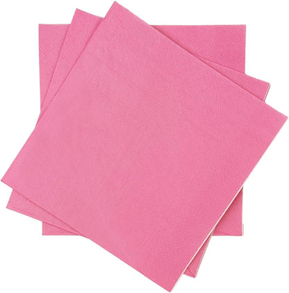 24 colors Cocktail Napkins 5 * 5inch disposable Beverage Napkin paper for Cocktail, Wedding, Dinner，Brithday Party Dessert Wine Paper Napkins（ 120 Count）