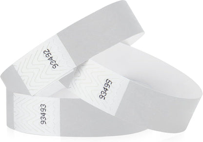 500 WristCo Tyvek Wristbands for Events – 500 Count, 5-Color Variety Pack – Tamper-Proof Design Prevents Reuse – Premium-Grade Bracelets for Hospital & Medical ID, Party, VIP Identification