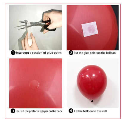 COLOGO 5000 PCS Glue Point Clear Balloon Glue Removable Adhesive Dots, 50 Rolls Double Sided Dots of Glue Tape for Scrapbook, Party, Wedding, Balloons Decoration
