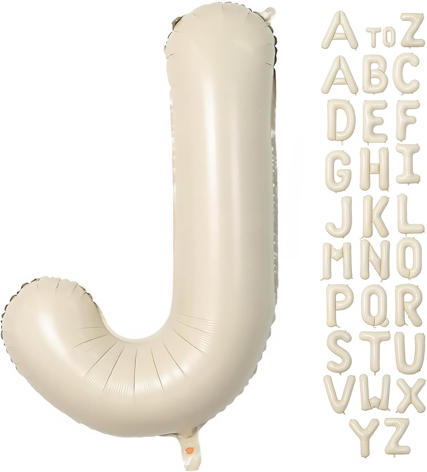 Cream Letter A Balloons,40 Inch Balloons Letter A Mylar Helium Large A Balloon for Birthday Party Anniversary Decorations