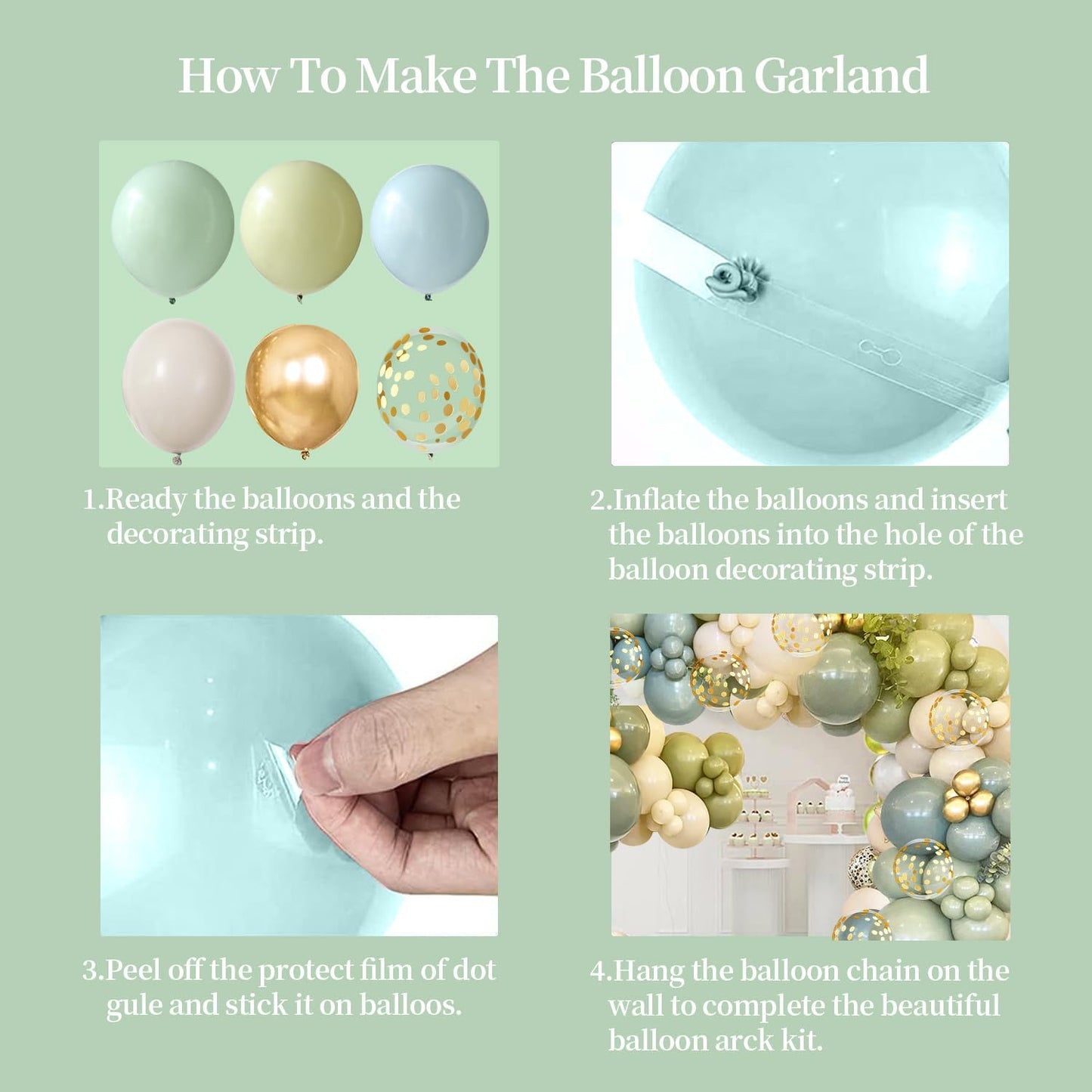 Pink Gold White Balloon Arch Kit - 144 PCs Pastel Light Pink and Beige Sand White Gold Chrome Balloons for Mothers Day Girls Women Birthday Bridal Shower Engagement Wedding Party Decorations