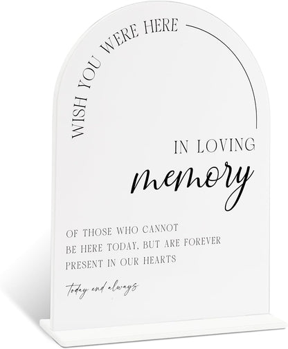 Sign Our Bible Wedding Sign, White Acrylic Wedding Guest Book Sign, Bridal Shower Decor, Elegant Arch Acrylic Table Top Signs for Reception Marriage Engagement Party Decorations