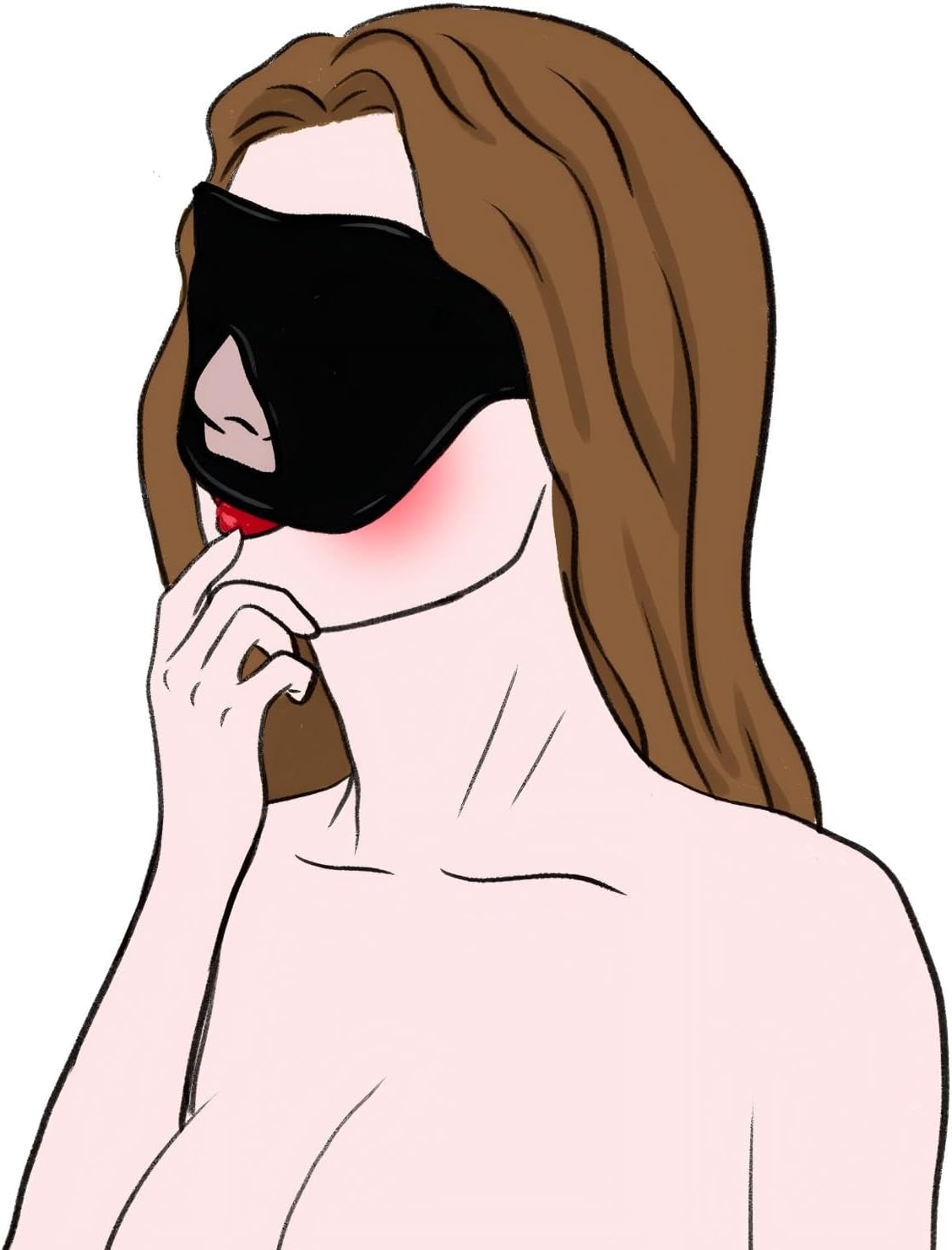 SM Adult Roleplay Stage Game Training Blackout Blindfold Passionate Sex Party Mask Couple's Flirtation