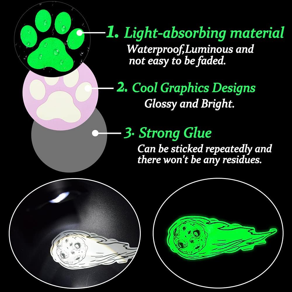 QTL Neon Stickers for Teens & Students Prizes, Waterproof Vinyl Party Favor Stickers, School Rewards, Water Bottle and Laptop, 50PCS - Colors B