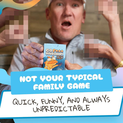 Go F Yourself! – The Grown Up Go Fish Card Game You've Always Wanted | Hilarious Party Game for Grown Ups, 2+ Players | 52 Cards, 13 Unique Pairs Edition
