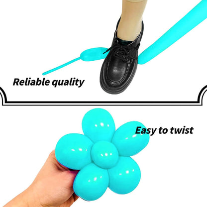 260 Balloons Clear, Thickening Long Balloons for Tying Arch, Twisting Latex Animals Magic Modeling Skinny Birthday Balloon for Kid‘s Party Wedding Decoartion Supply 100pcs