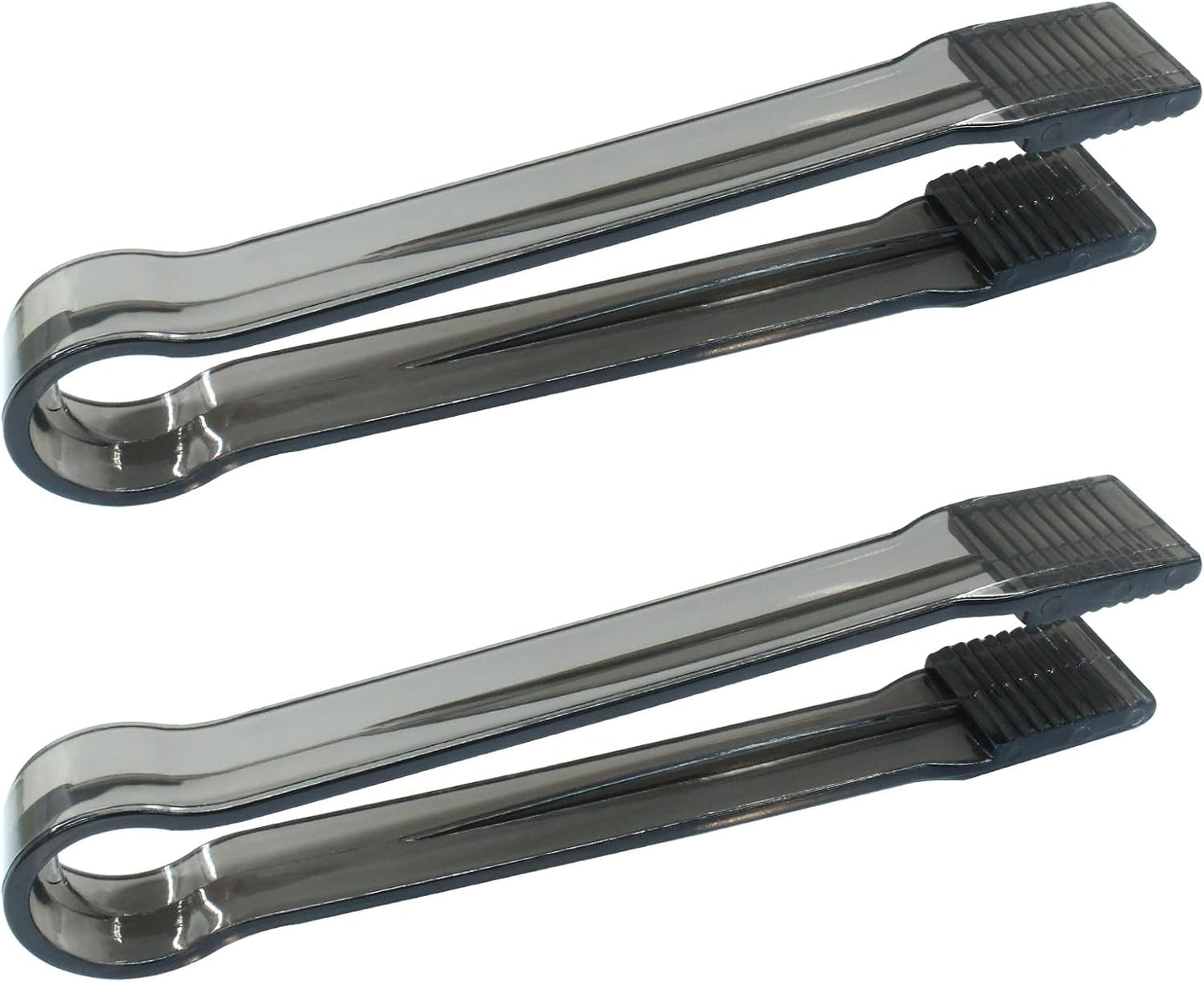 8 Pcs Plastic Buffet Serving Tongs, Mini Appetizers Tongs for Food(Clear)