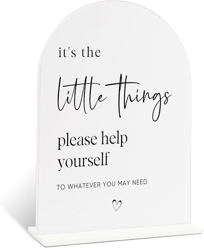 Sign Our Bible Wedding Sign, White Acrylic Wedding Guest Book Sign, Bridal Shower Decor, Elegant Arch Acrylic Table Top Signs for Reception Marriage Engagement Party Decorations