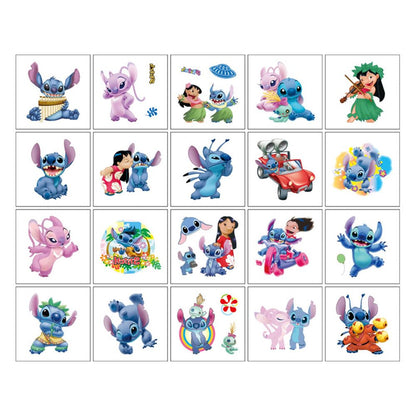 20 Sheets Cute Pokemon Temporary Tattoos for Adult, Cool Cartoon Decoration Sticker Gifts for Teen Activity Prizes Carnival Christmas Rewards