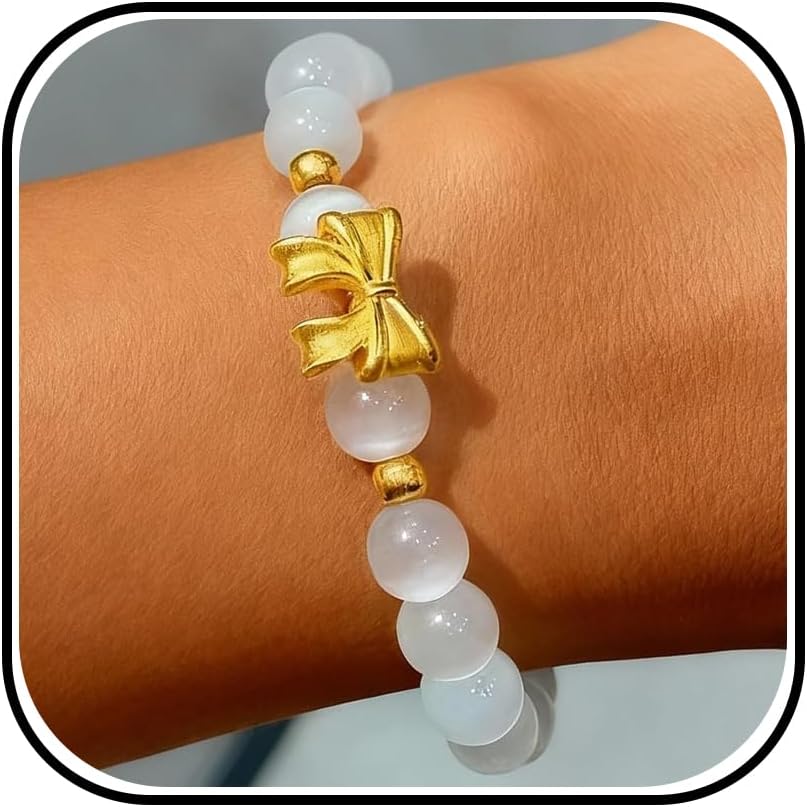 Long tiantian Moonstone Bracelet Glow in the Dark Bracelets Moonstone Jewelry for Women Crystal Bracelet Glow in the Dark Jewelry for Women Trendy Gifts for Christmas