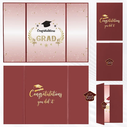 Graduation Decorations 2026, Black Gold Graduation Guest Book, Class of 2026 Grad Guestbook for Graduates Signature Congrats Grad Graduation Party Decorations Favors Supplies Gifts Idea Table Decor