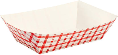 Karat Paper Food Trays Disposable [2 LB - 1,000 ct] Sturdy Food Boats, Leak Resistant | Ideal for Snacks, Nachos and Finger Foods