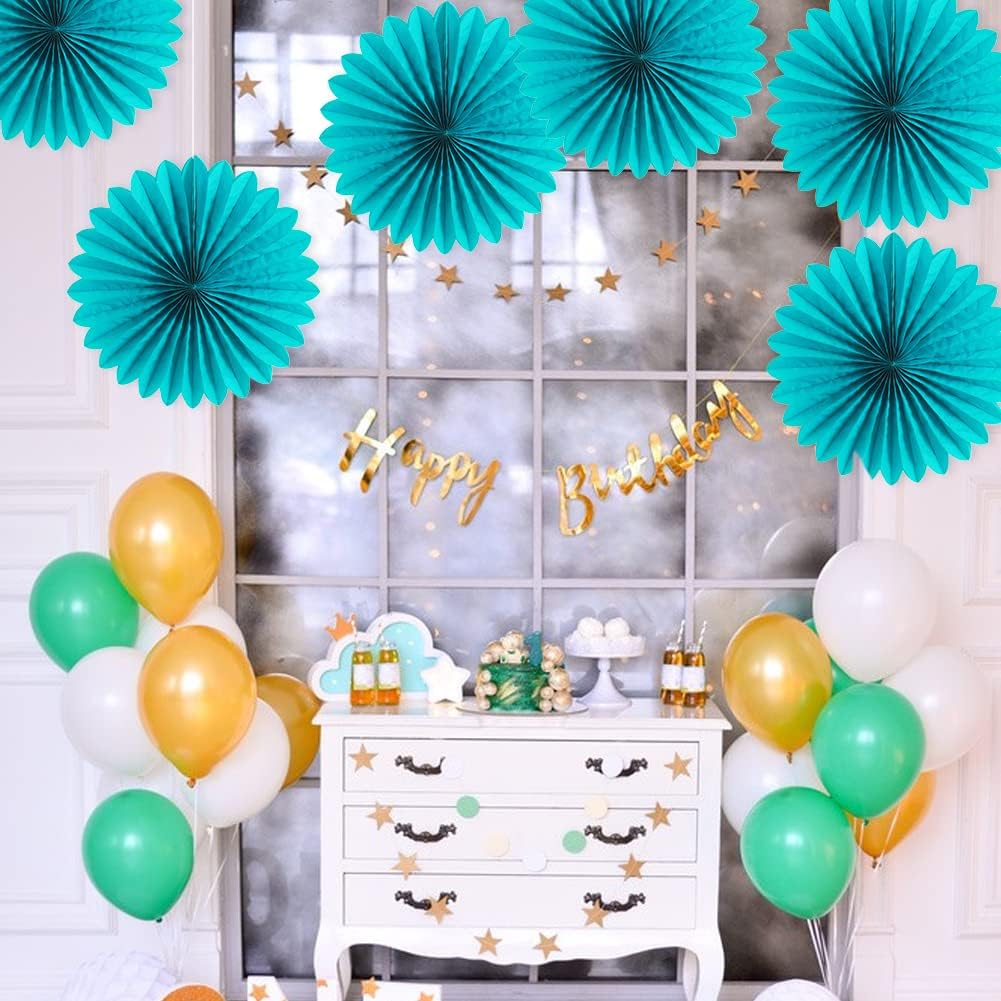 Easy Joy Paper Leaves Decorations for Wall Paper Fans Classroom Decoration Leaves Backdrop Decor Wall Decor,Set of 9