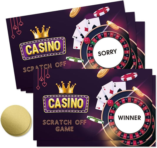 50 Pcs It's A Movie Party Scratch off Game Cards, Movie Night Themed Party Games Scratch Cards for Outdoor Cinema Showing, Birthday Raffle Tickets, Theater Parties Supplies