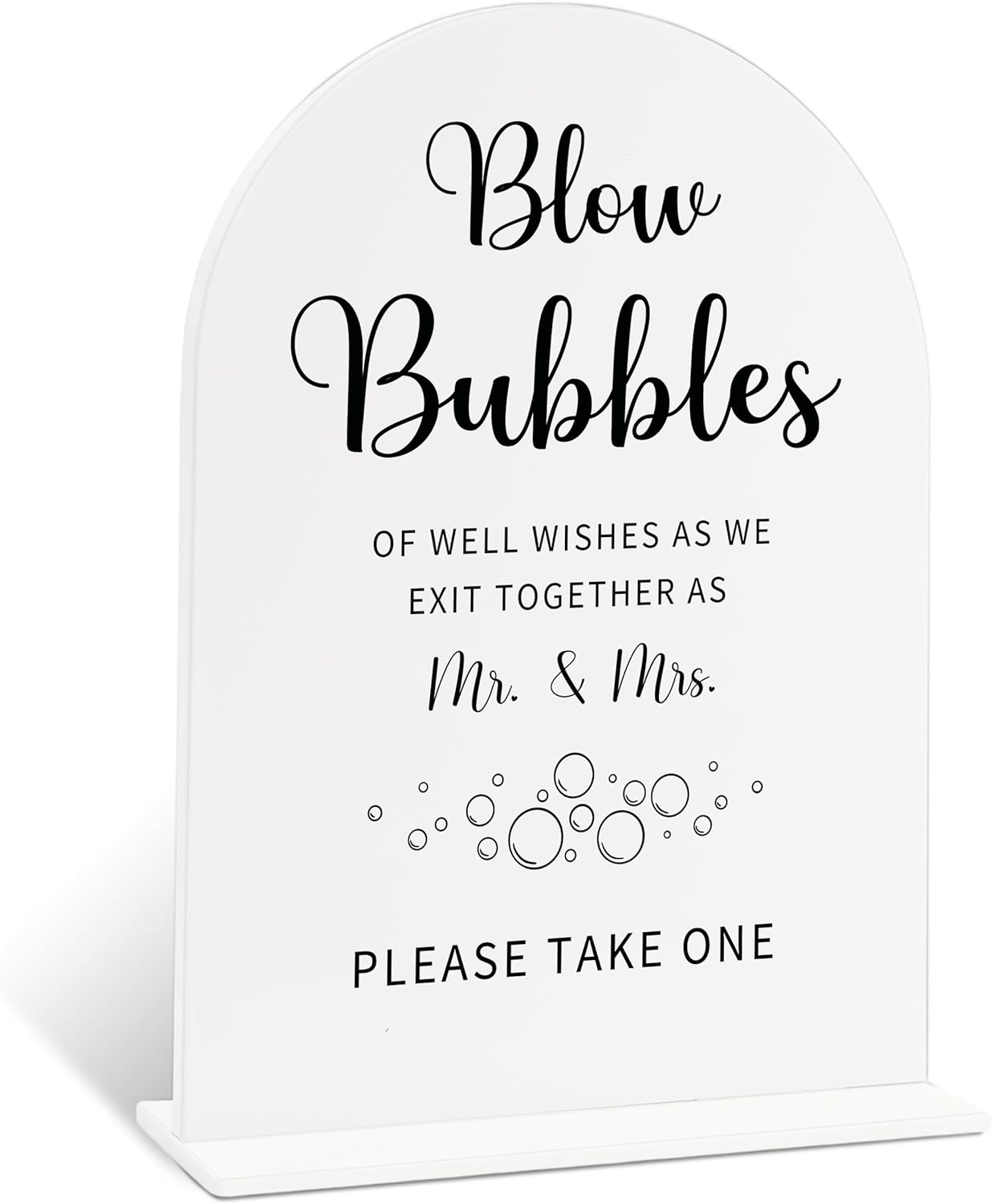 Sign Our Bible Wedding Sign, White Acrylic Wedding Guest Book Sign, Bridal Shower Decor, Elegant Arch Acrylic Table Top Signs for Reception Marriage Engagement Party Decorations
