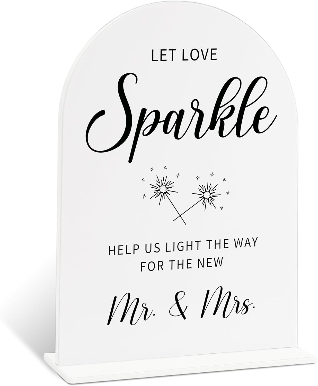 Sign Our Bible Wedding Sign, White Acrylic Wedding Guest Book Sign, Bridal Shower Decor, Elegant Arch Acrylic Table Top Signs for Reception Marriage Engagement Party Decorations