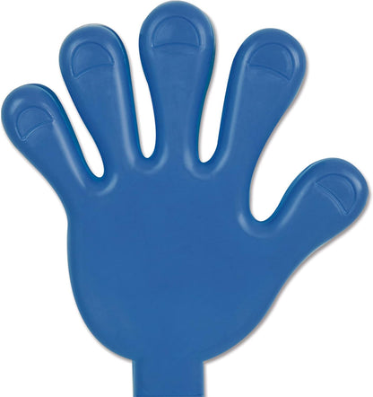 Beistle Red Hand Clappers – 12 Pack, Plastic Noisemakers for Parties, Sporting Events, Celebrations, and Team Spirit Gatherings, Fan Section Cheer Accessories, 7½"