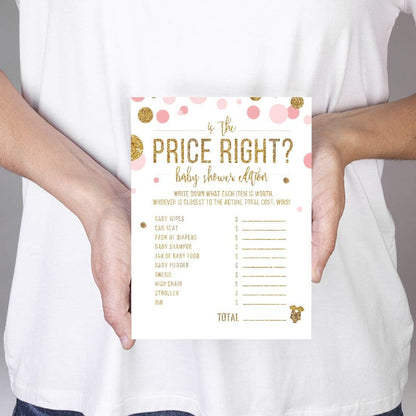 Andaz Press Blush Pink Gold Glitter Girl Baby Shower, Printable Table Tent Place Cards, 20-Pack, Seat Placement Cards Blank Place Cards For Table Settings Name Cards for Wedding, Graduation Food Cards - Colors B