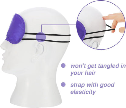 30 Pieces Blindfold Eye Cover Sleep Mask for Games Party Sleeping Travel with Nose Pad and Adjustable Strap (Multicolored)