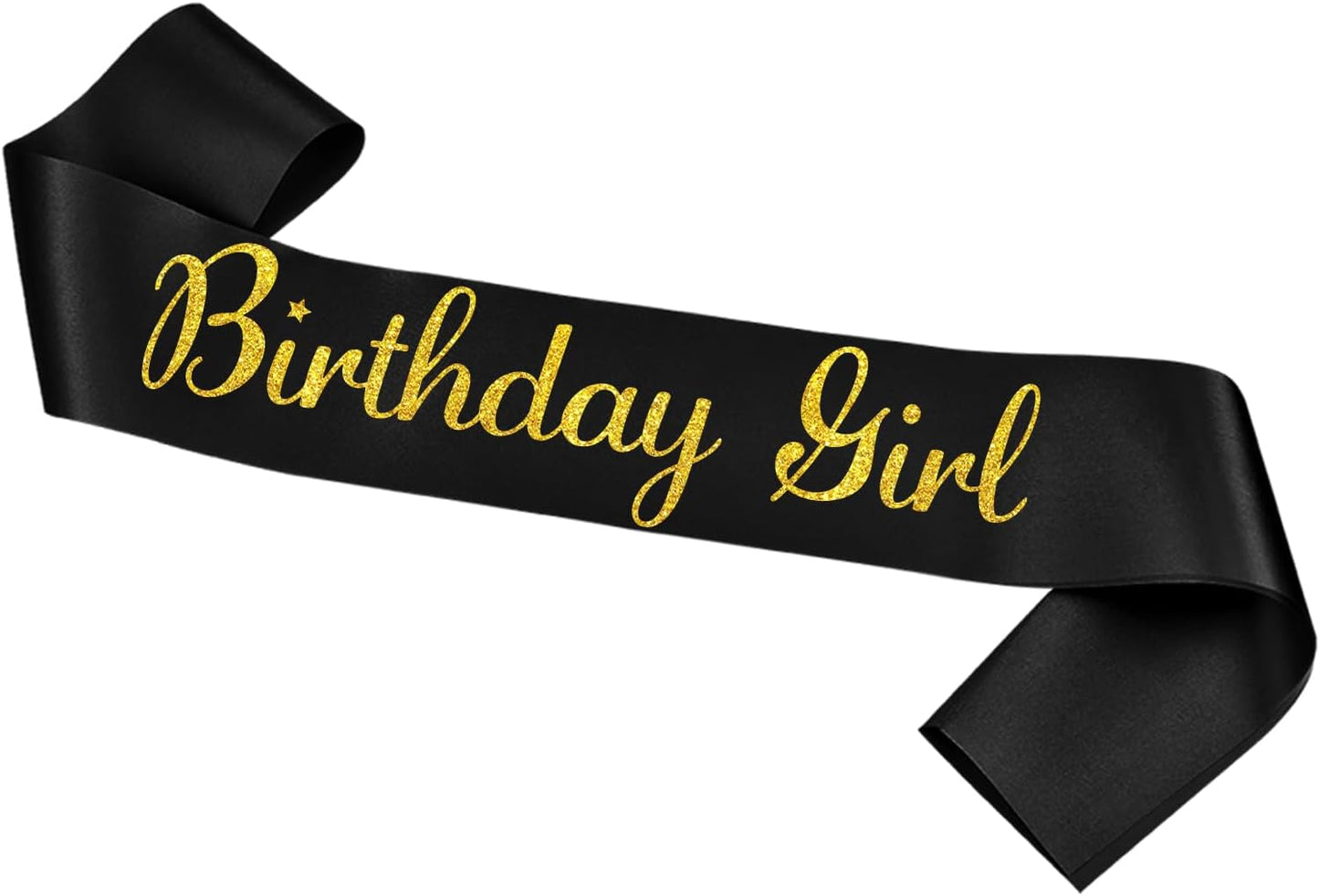 Birthday Girl Sash, White Silver Sash for Women and Girls, Birthday Party Decorations, Satin Material, One Size Fits Most