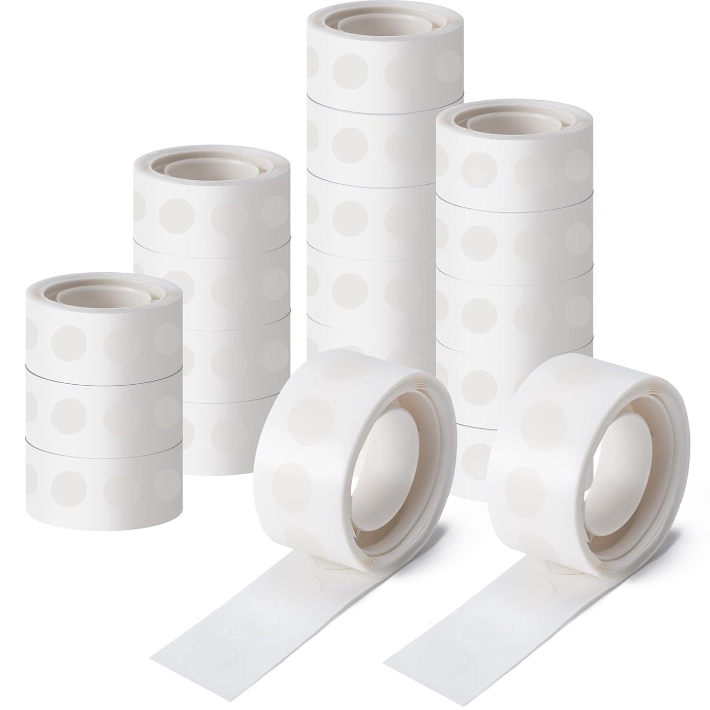 Hoewina 1000pcs Clear Glue Point Dots Glue Tape for Balloon Removable Adhesive Double Sided Dots Stickers for Craft Decoration Wedding