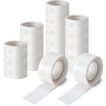 Hoewina 1000pcs Clear Glue Point Dots Glue Tape for Balloon Removable Adhesive Double Sided Dots Stickers for Craft Decoration Wedding