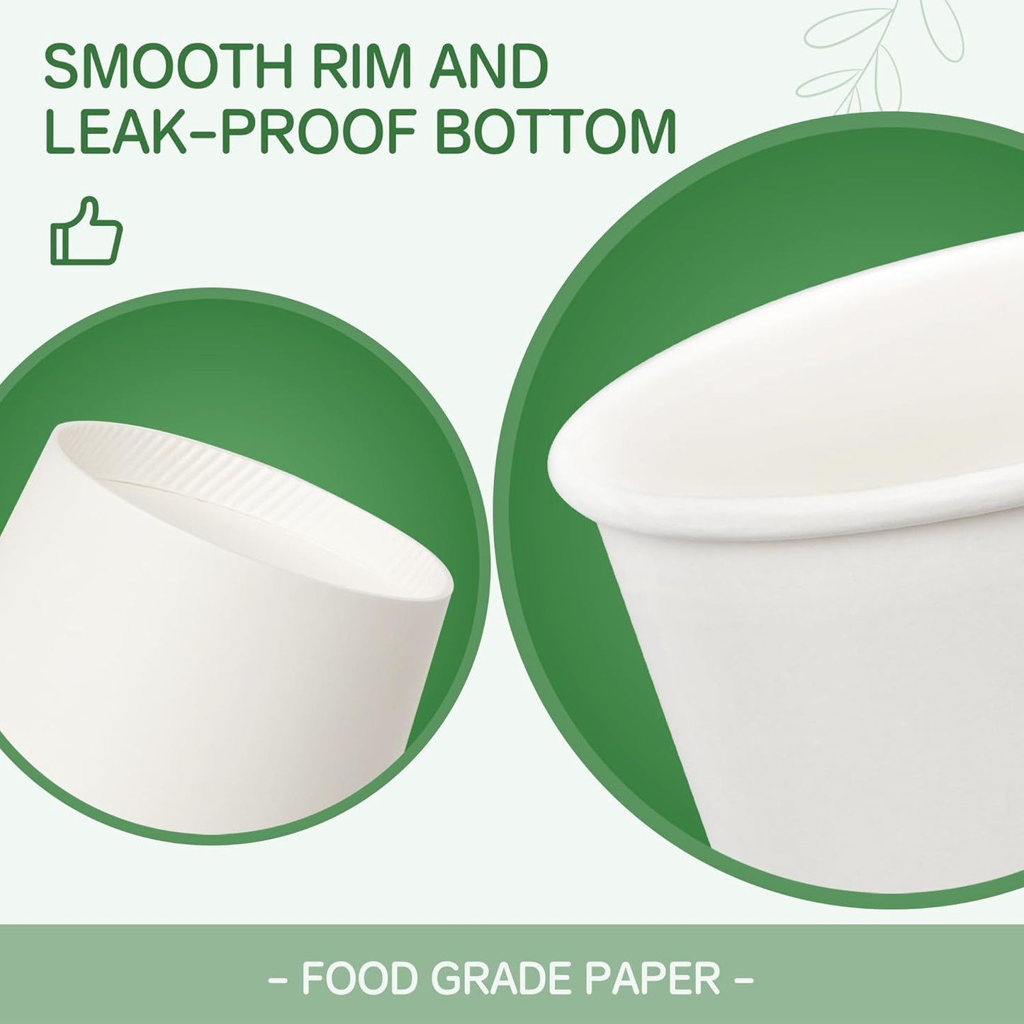 Coffee Cups 16 oz 200 Pack, Disposable Paper Cups for Hot Beverage Drinking, White Hot Cups Suitable for Party, Picnic, Travel, and Events