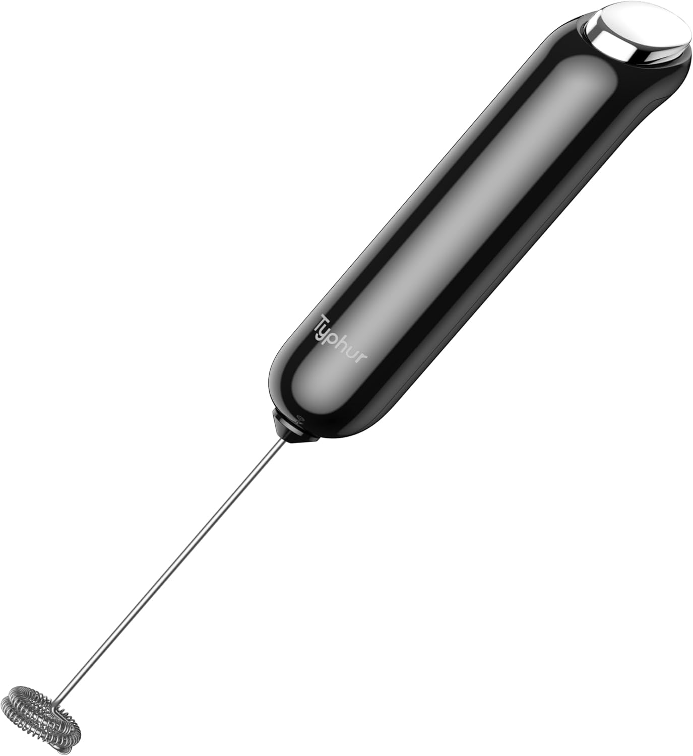 InstaWhisk Milk Frother with Variable Speed, Battery Operated Handheld Coffee Foam Frother Wand, Electric Drink Mixer with Stand & Detachable Double Whisk, Stainless Stirrer for Latte, Matcha, Protein