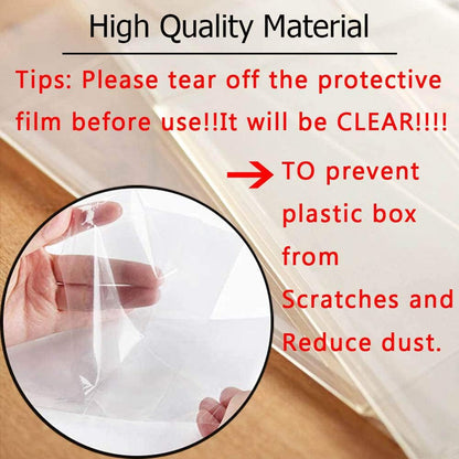 12 PCS Individual Cupcake Containers Single Cupcake Boxes with Handle and Inserts Clear Plastic Favor Boxes