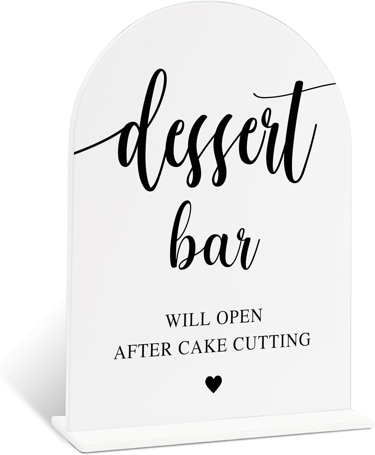 Sign Our Bible Wedding Sign, White Acrylic Wedding Guest Book Sign, Bridal Shower Decor, Elegant Arch Acrylic Table Top Signs for Reception Marriage Engagement Party Decorations