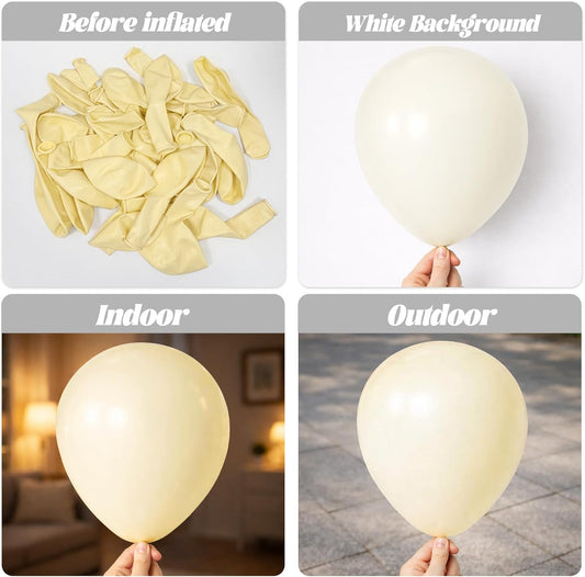 Voircoloria 130pcs Pastel Balloons Different Sizes 18" 12" 10" 5" Macaron Latex Balloon Garland Arch Kit for Birthday Easter Baby Shower Graduation Wedding Gender Reveal Anniversary Party Decorations - Colors B