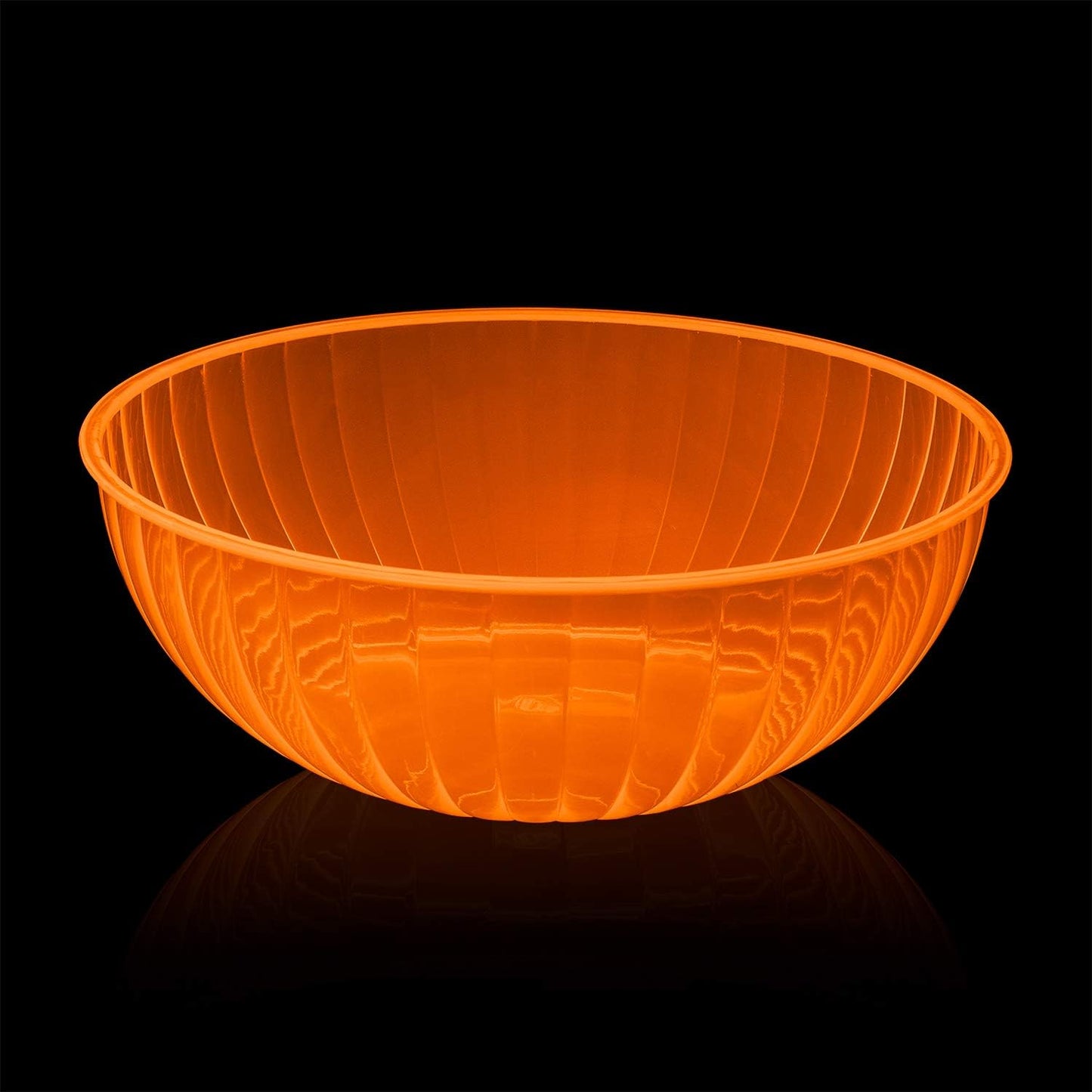 Party Essentials Hard Plastic 192-Ounce Serving Bowl, Neon Pink