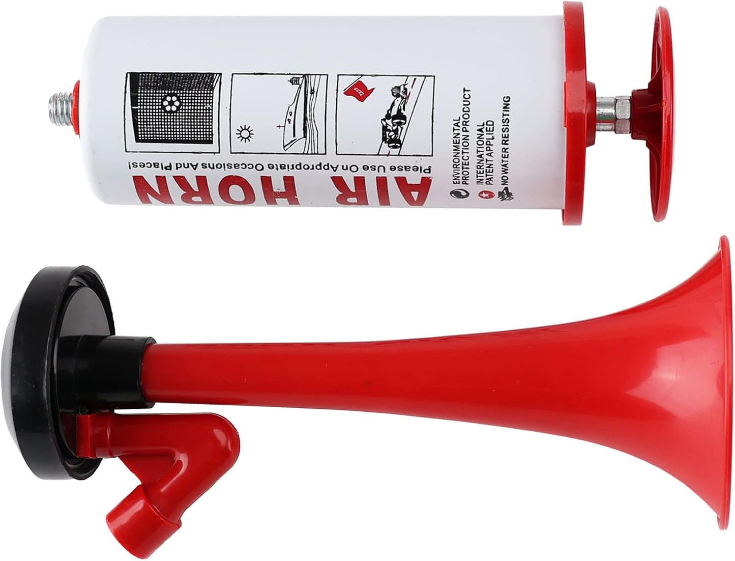Air Horn for Boat Graduation Party Sports Events Beer Horns Dog Air Horn Self Defense Portable Air Pump Horn(ABS large handheld horn)