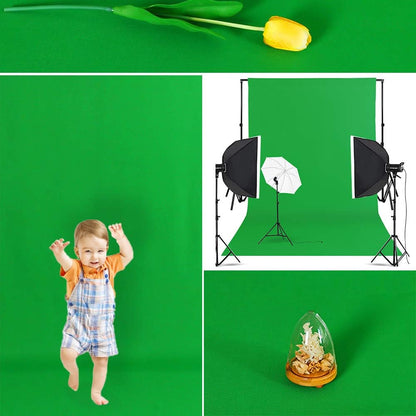 GFCC 8FTX10FT White Backdrop Background for Photography Photo Booth Backdrop for Photoshoot Background Screen Video Recording Parties Curtain